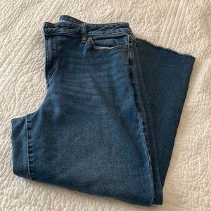 Straight crop jeans